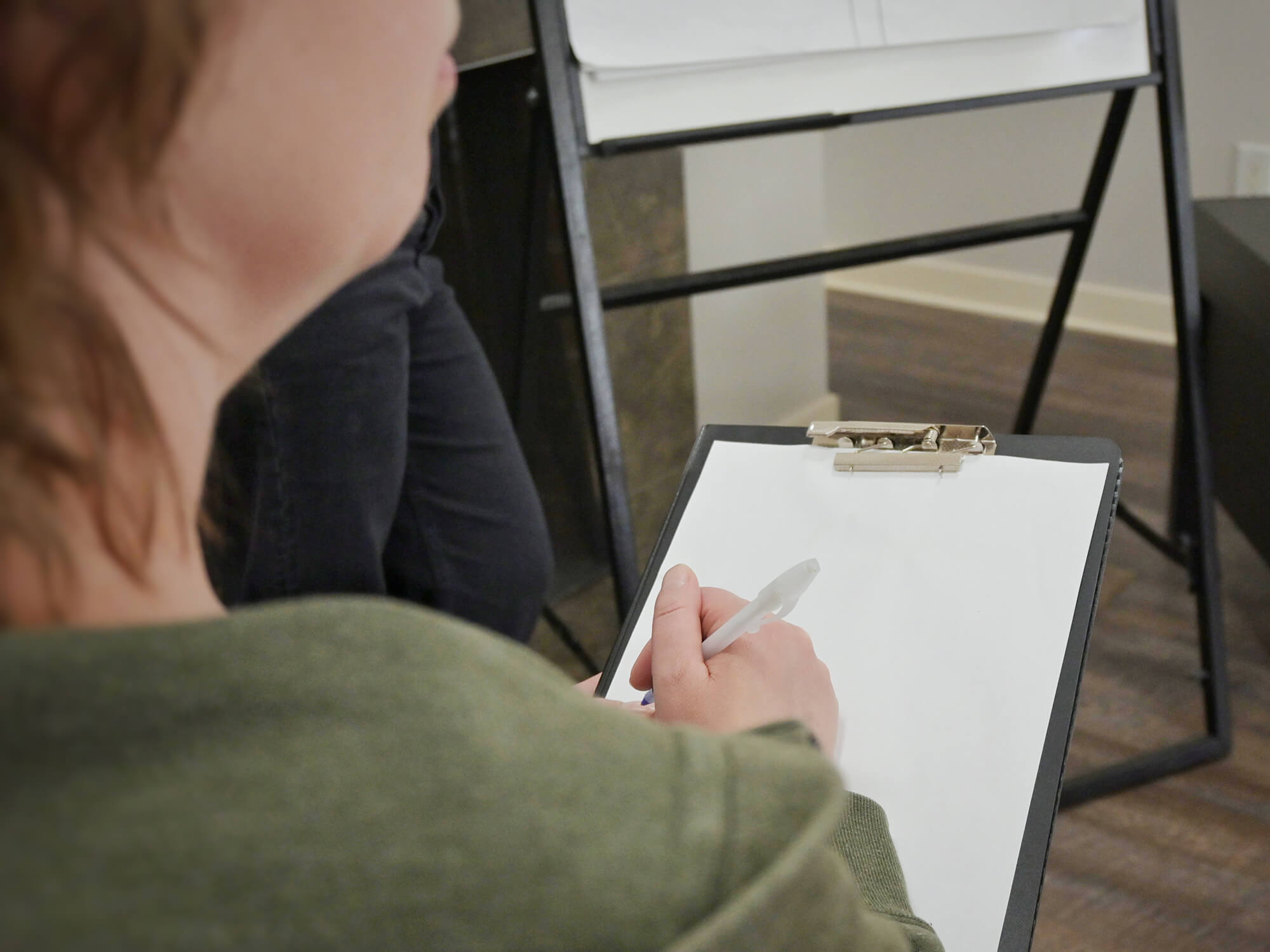 IMG_5945 woman taking notes